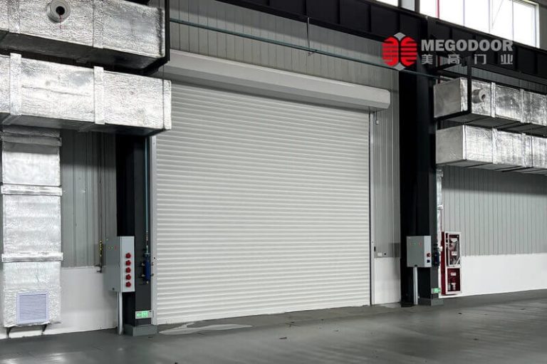 宁波工业厂房钢制电动卷帘门缩略图