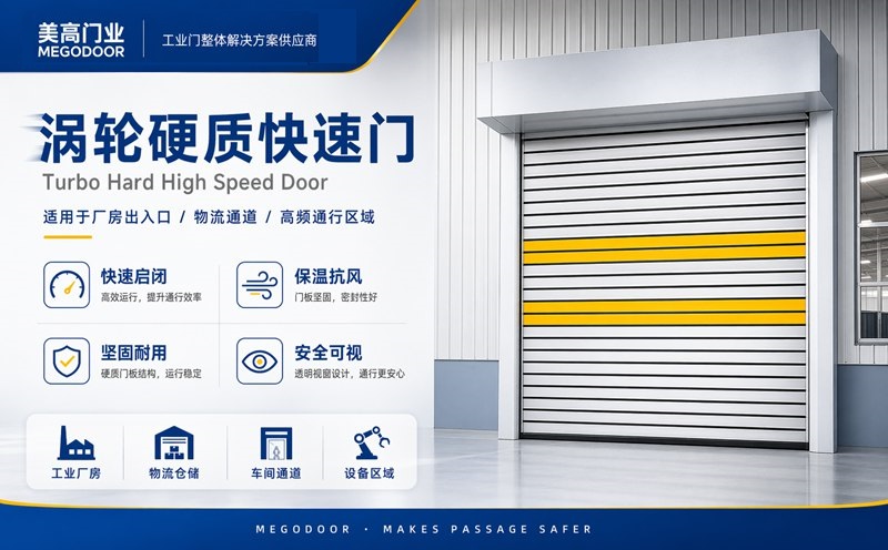 宁波车间物流门怎么选？美高门业推荐涡轮硬质快速门插图